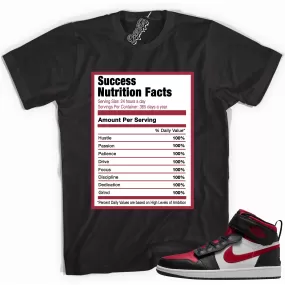 1 High FlyEase Black White Fire Red Shirt Success Nutrition