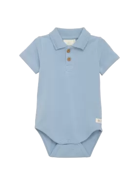 (215180) Body SS Polo - Dusty Blue