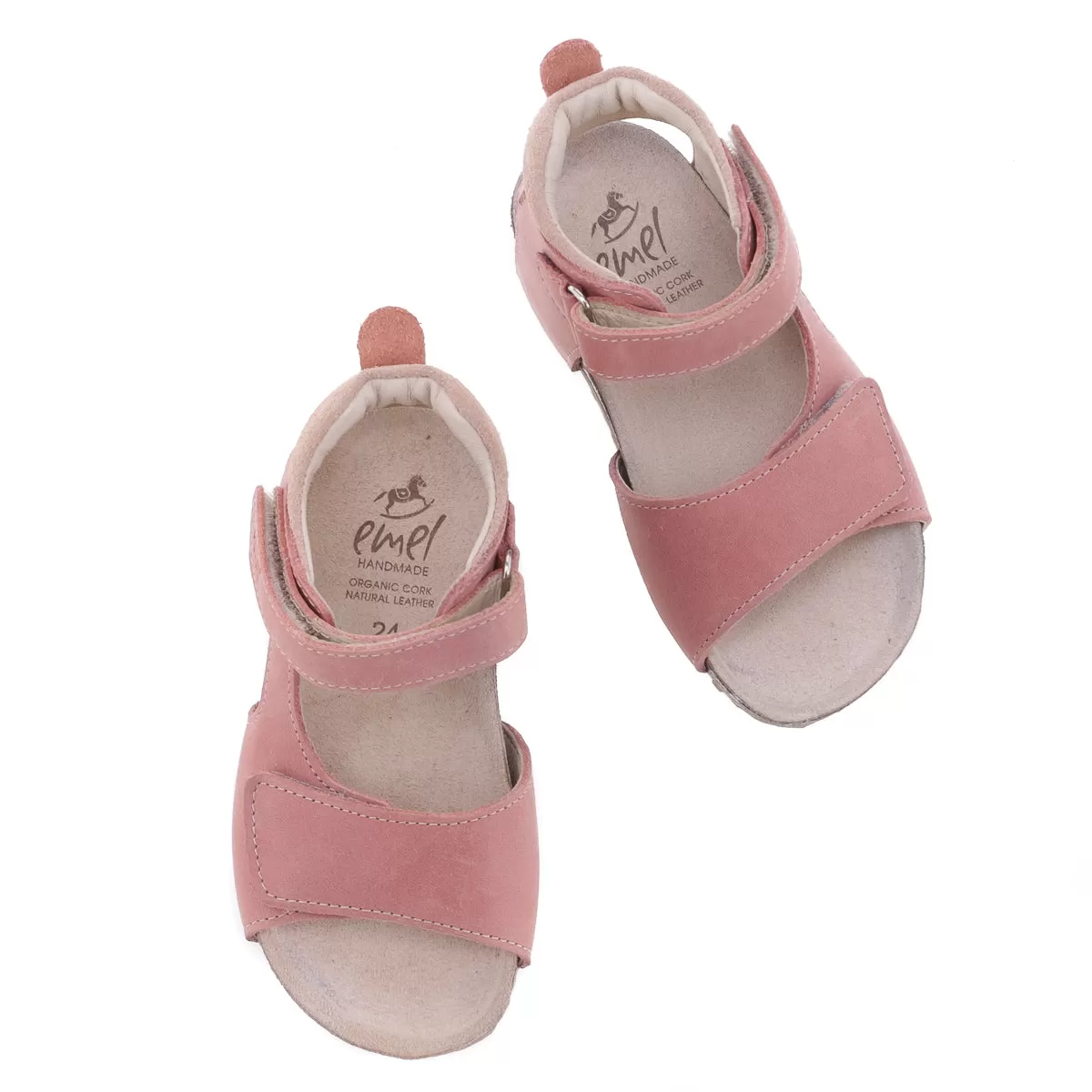 (2508-22/2509-22) Emel pink velcro sandals