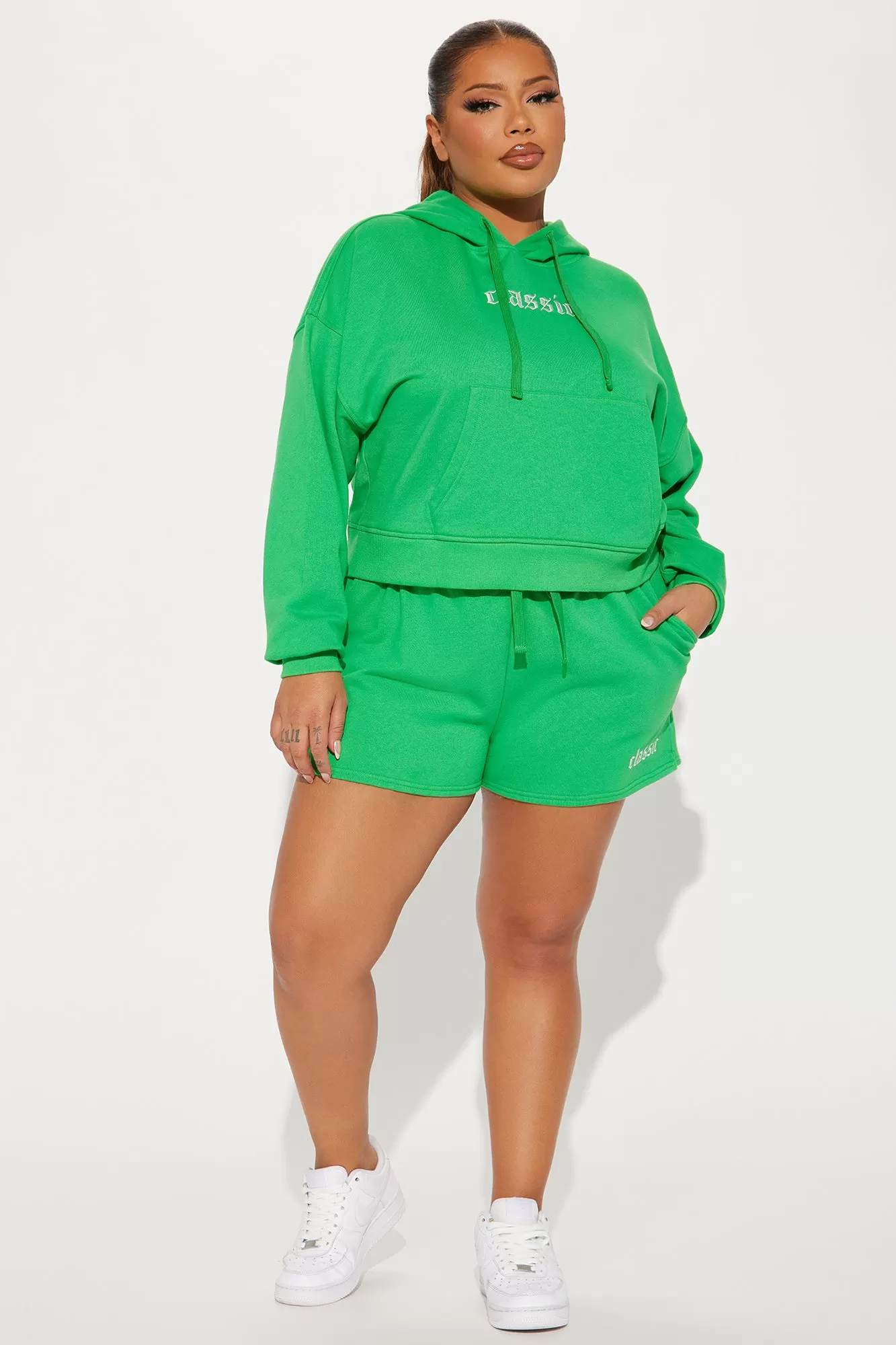 A Classic Fav Short Set - Kelly Green