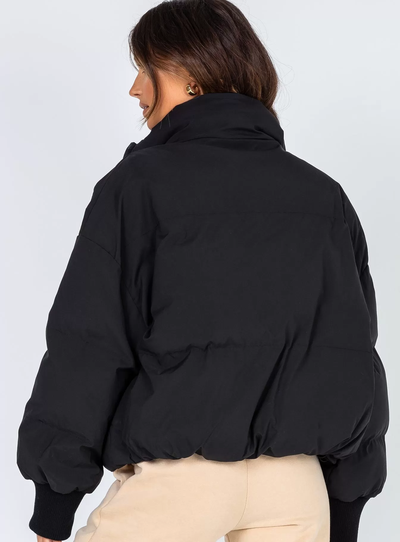 Abe Puffer Jacket Black