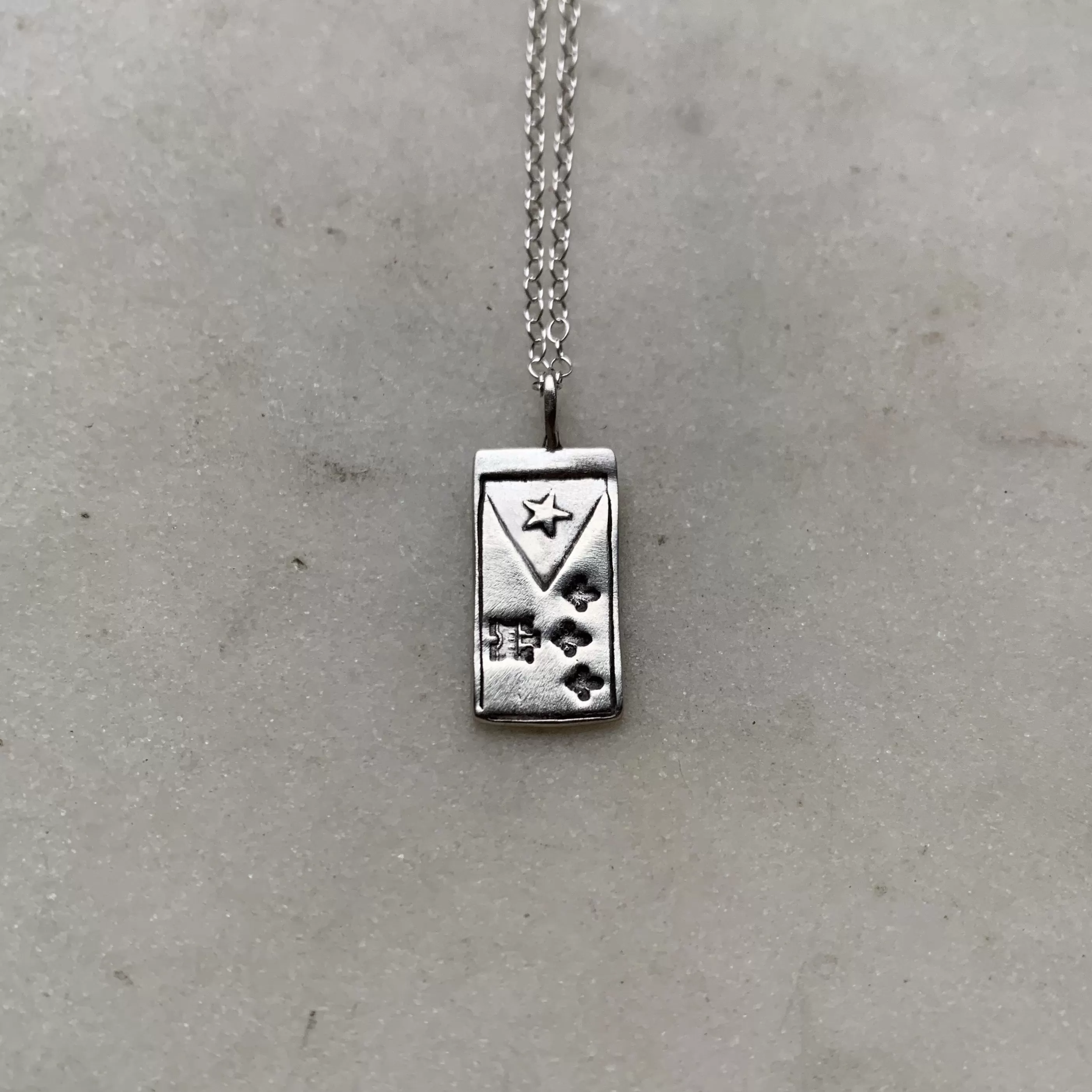 ACADIAN FLAG PENDANT