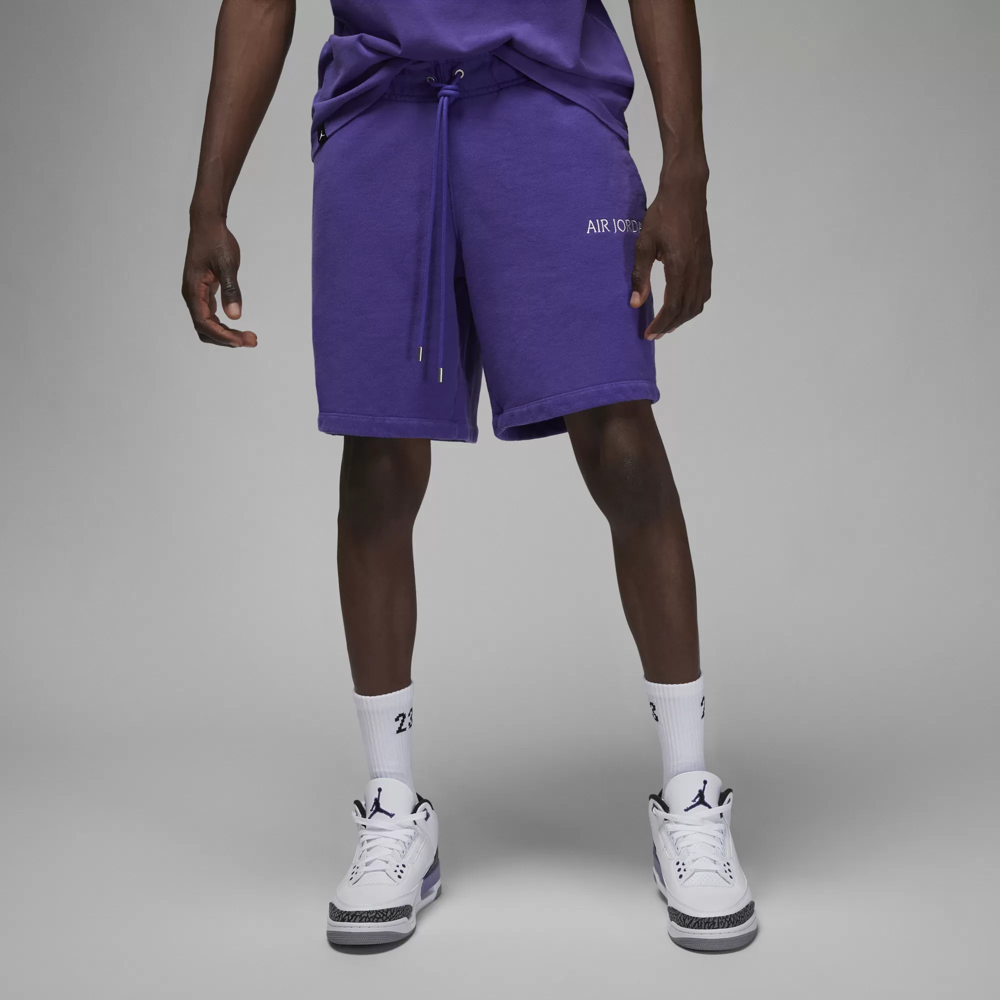 Air Jordan Mens Wordmark Fleece Shorts