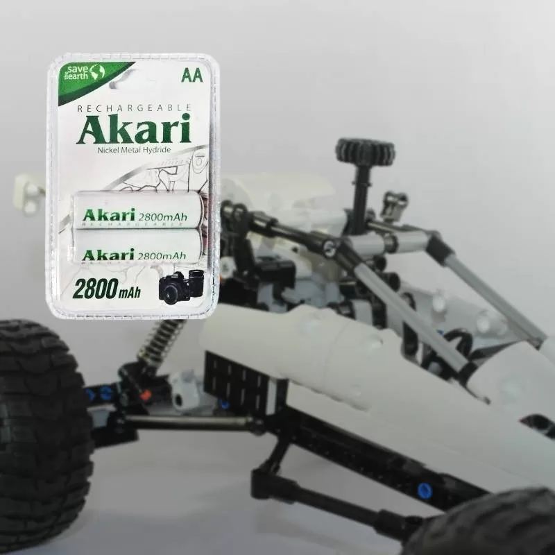 Akari Rechargeable Battery AA - 2800mAh NiMH (ARB2800MH-BP2)