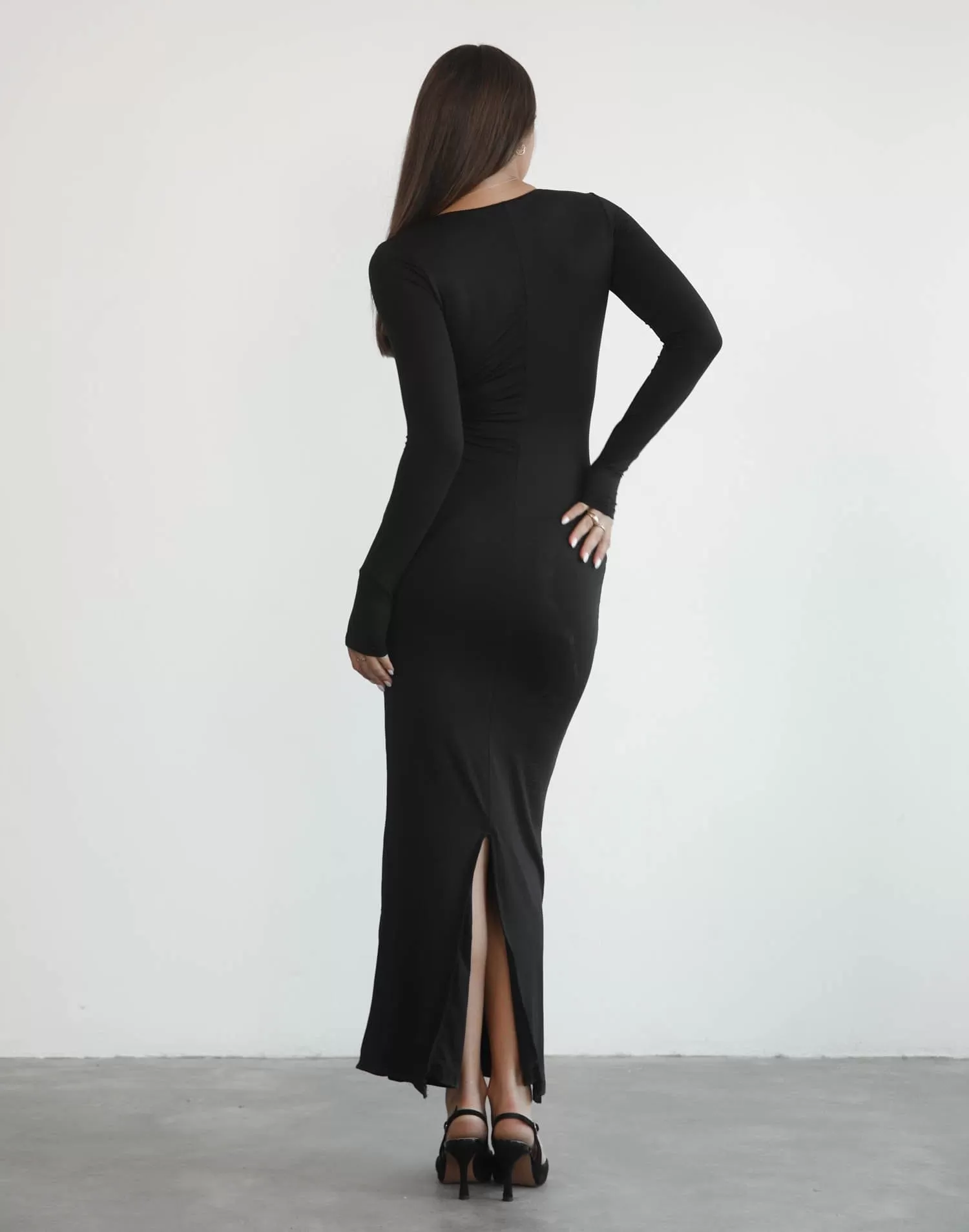 Athena Maxi Dress (Black)