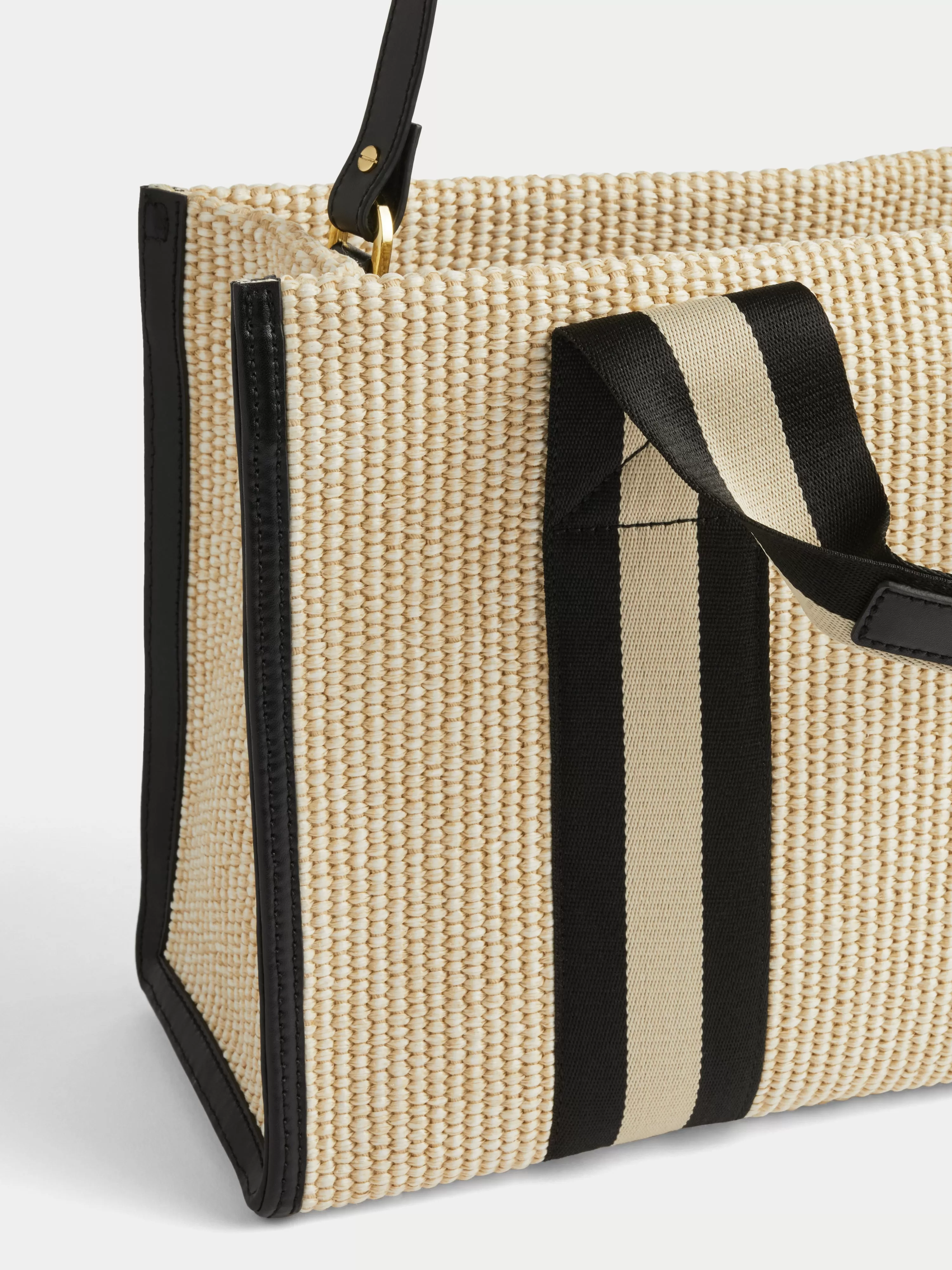 Athena Woven Tote | Cream