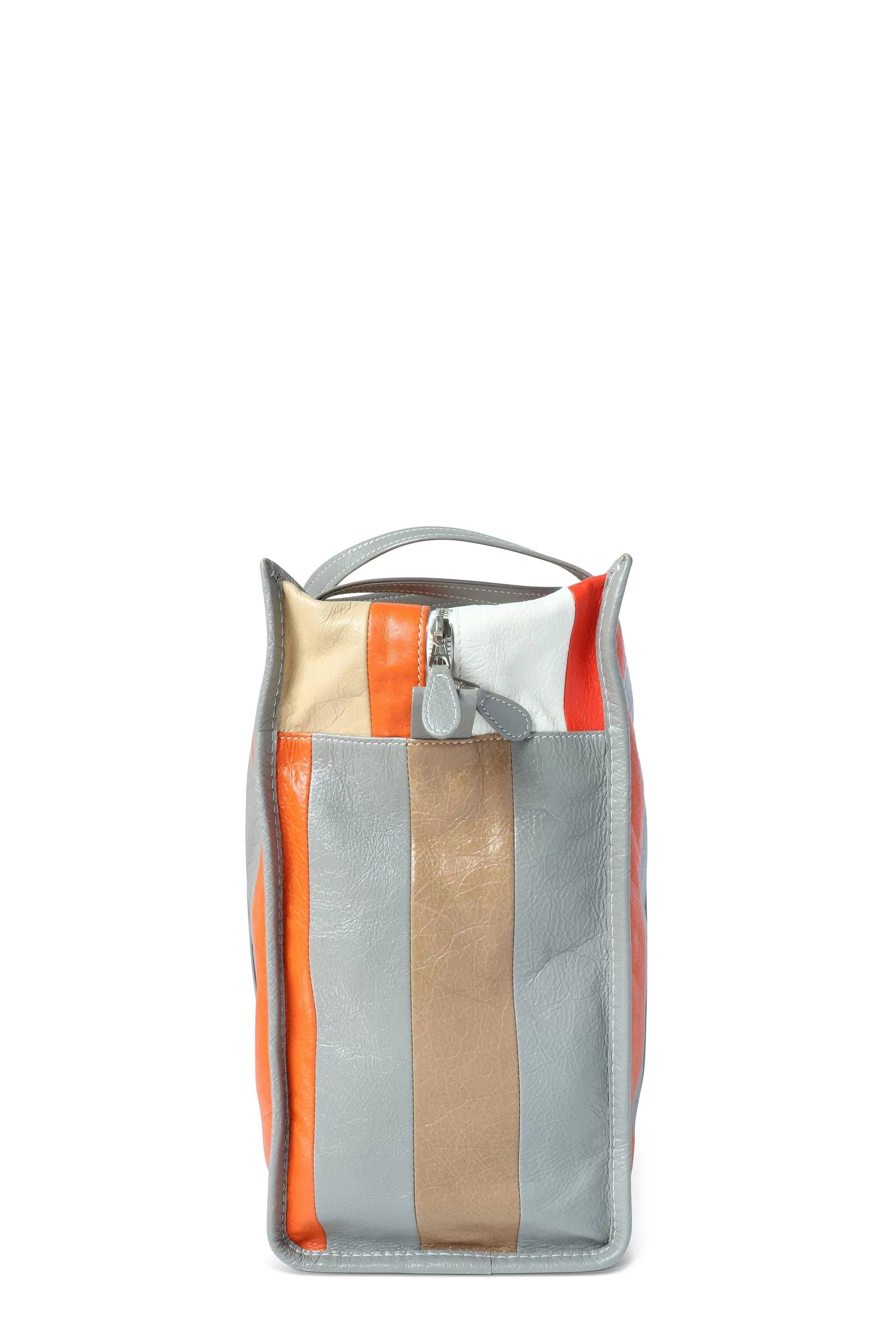 Bazar Shopper M Grey Stripes