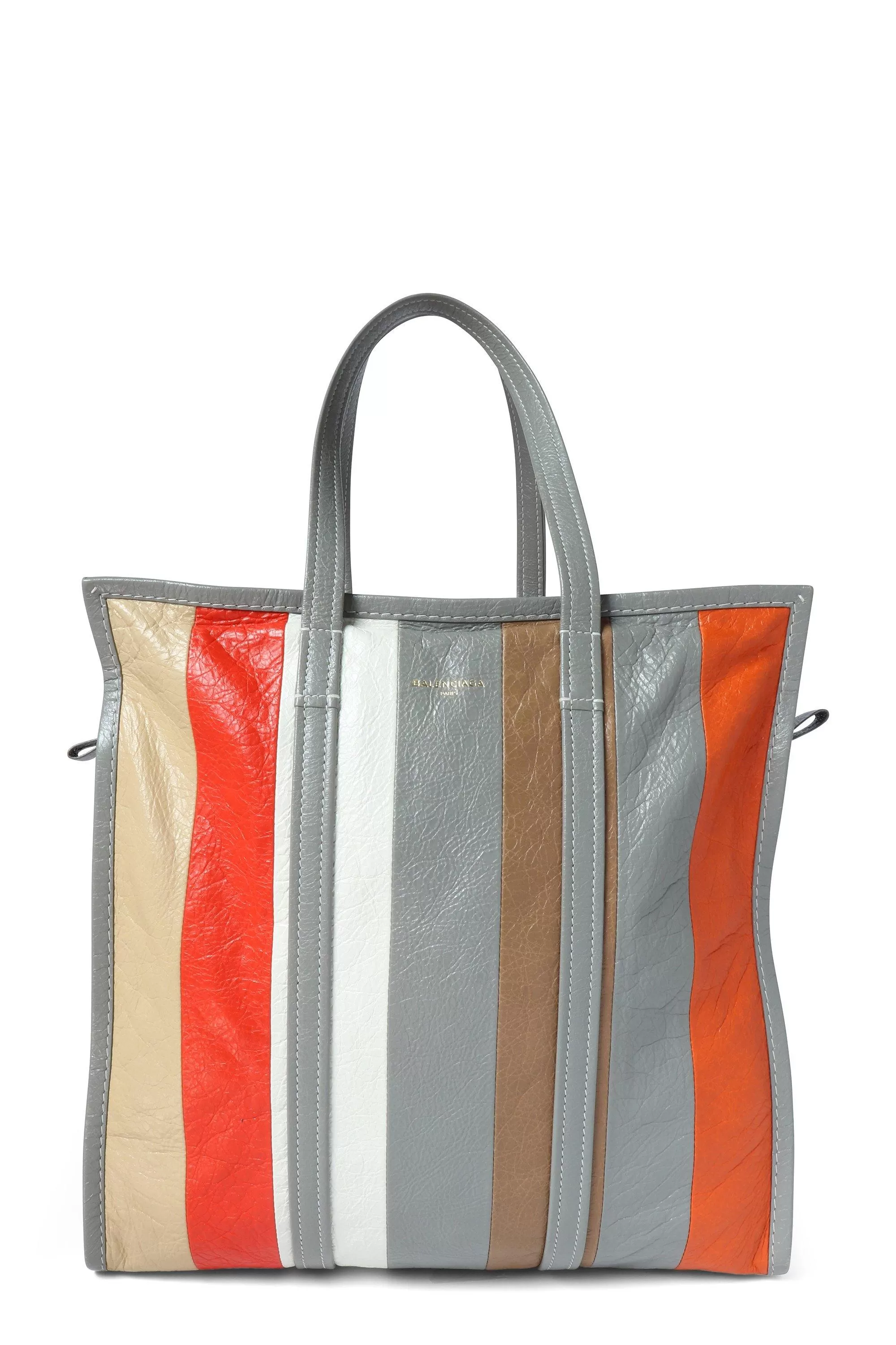 Bazar Shopper M Grey Stripes