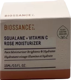 BIOSSANCE Squalane   Vitamin C Rose Moisturizer 15ml