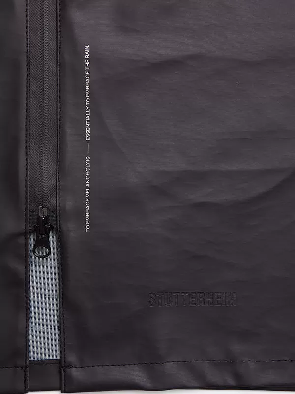 Black Lightweight Stockholm Raincoat