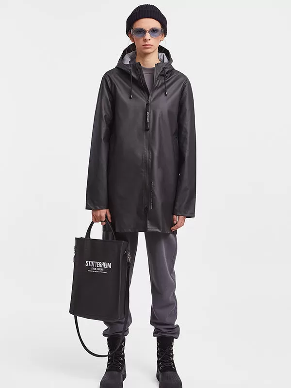 Black Lightweight Stockholm Raincoat