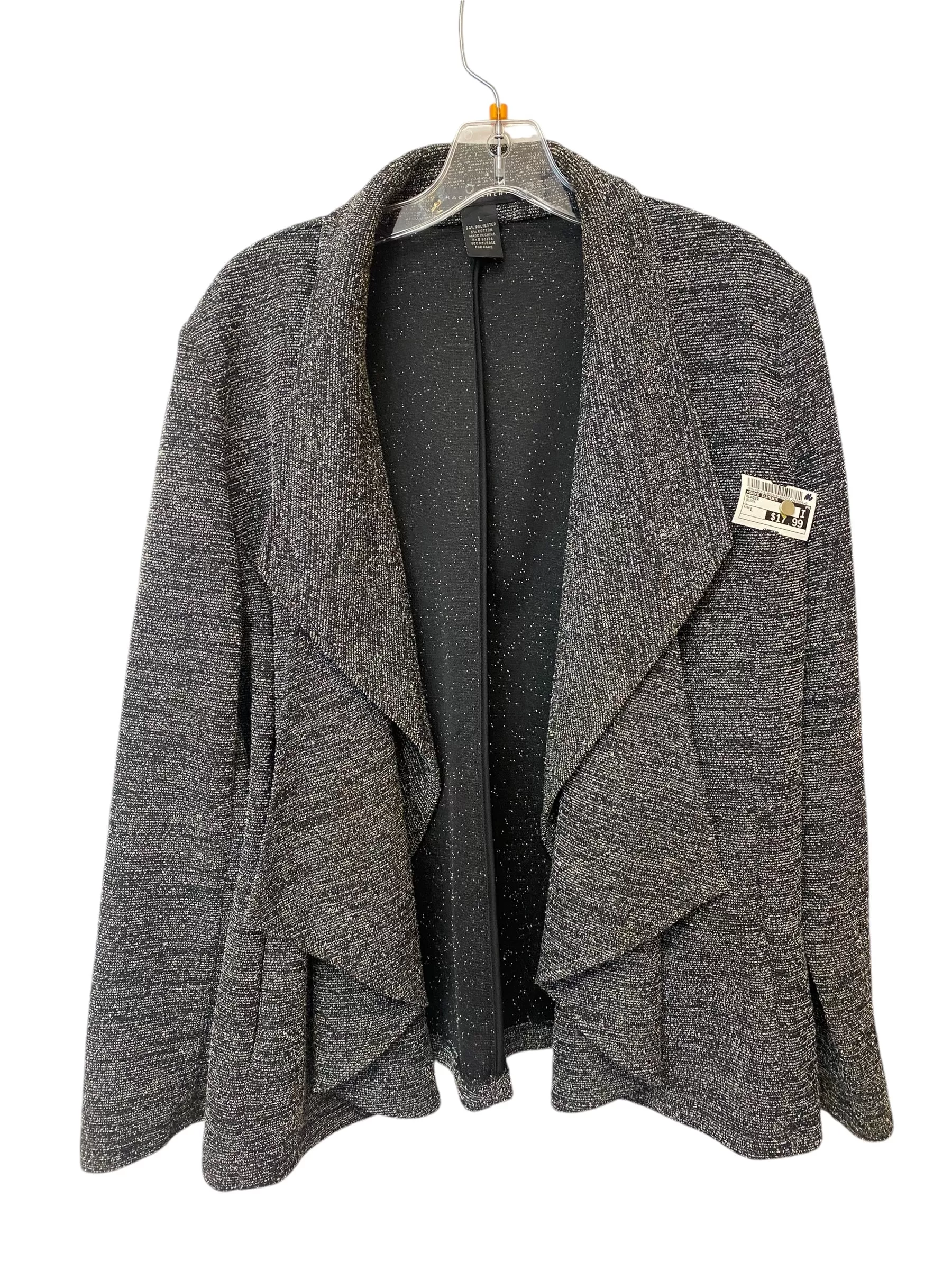 Blazer By Grace Elements In Black, Size: L