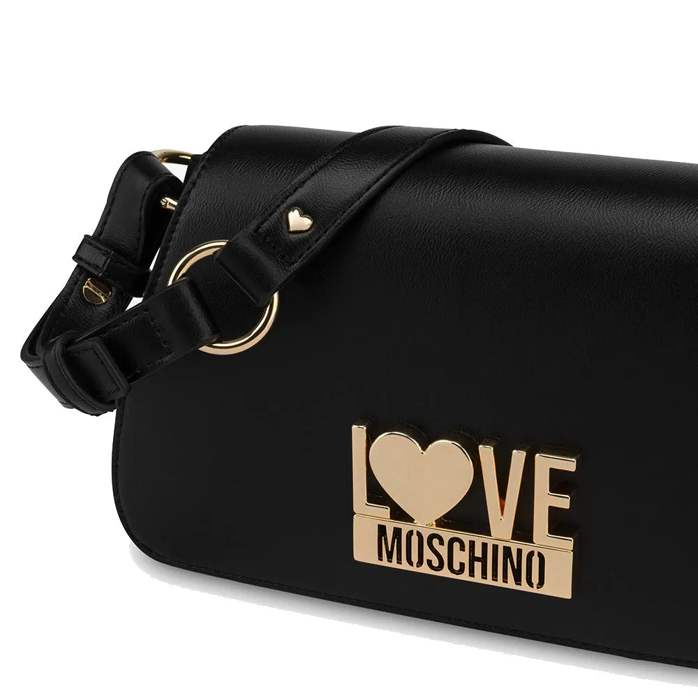 Borsa Donna a Spalla LOVE MOSCHINO linea Wanderlust colore Nero