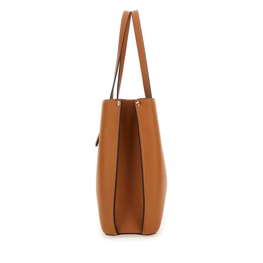 Borsa Donna a Spalla Shopper GUESS Linea Meridian colore Cognac