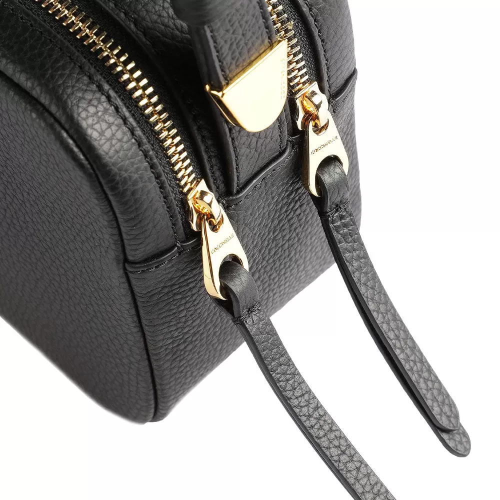 Borsa Donna a Tracolla COCCINELLE in Pelle linea Gleen colore Nero