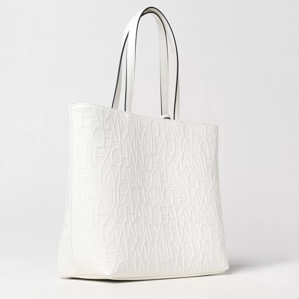 Borsa Donna ARMANI EXCHANGE Shopping a Spalla colore Bianco - 942650