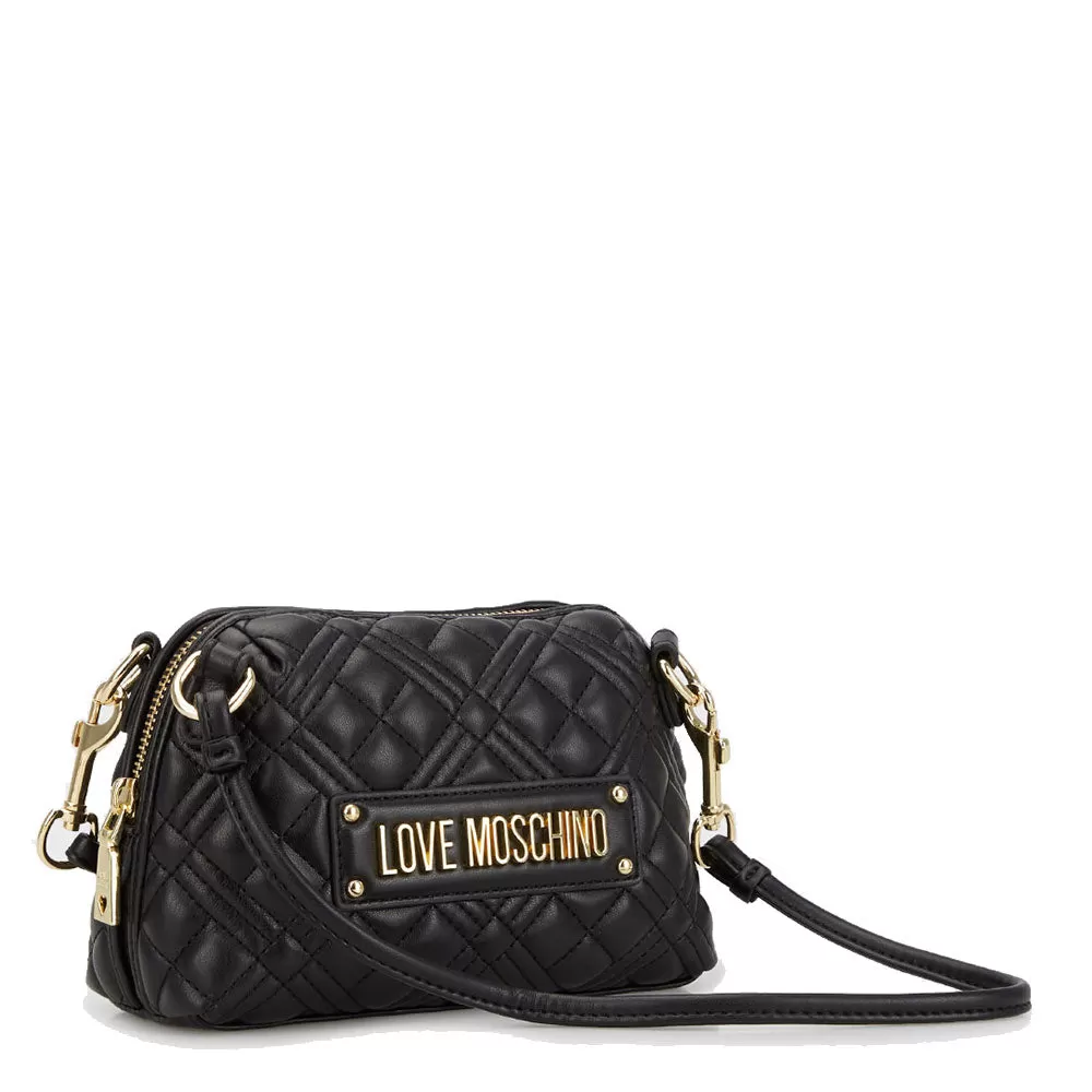 Borsa Small a Spalla LOVE MOSCHINO linea Logo Lettering colore Nero