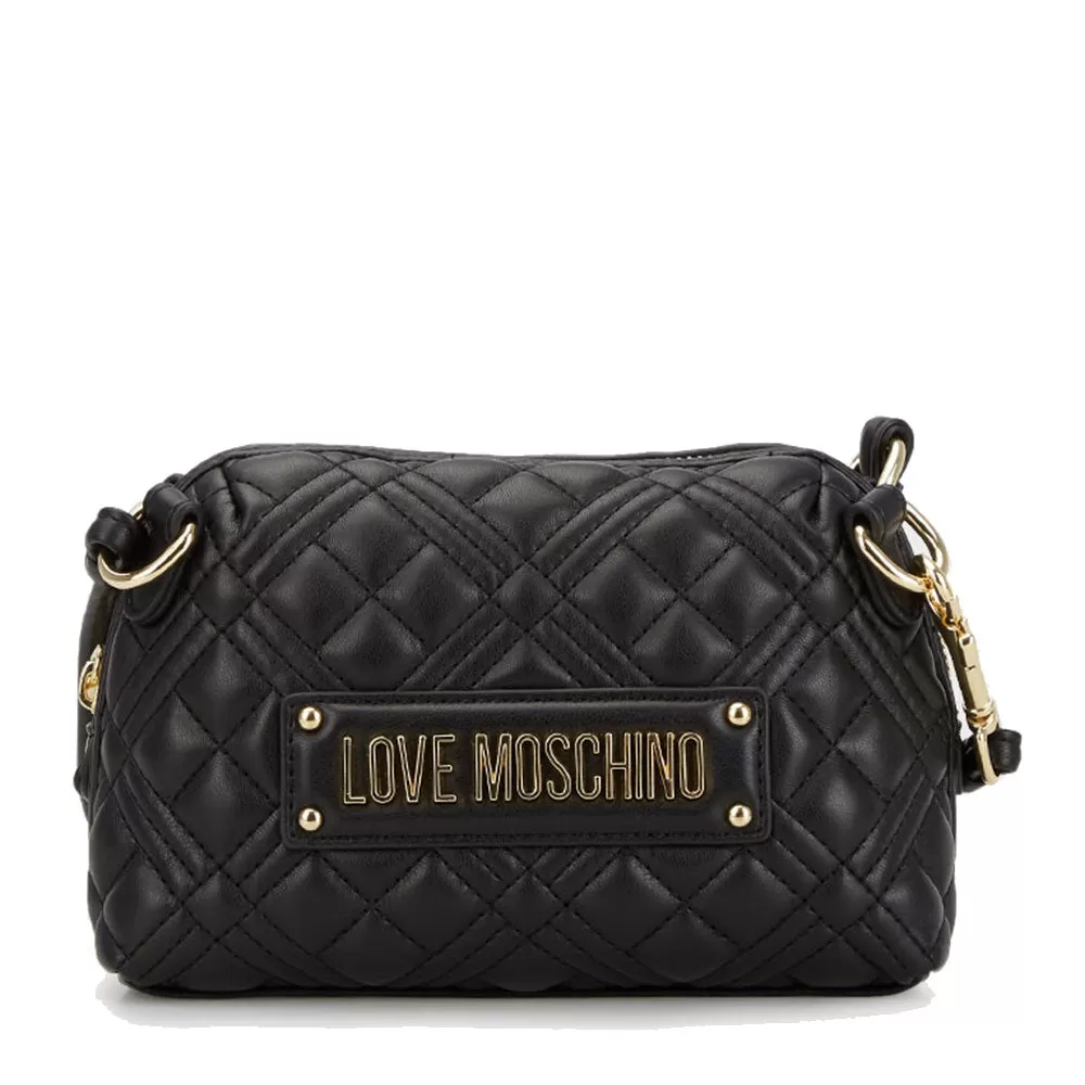 Borsa Small a Spalla LOVE MOSCHINO linea Logo Lettering colore Nero