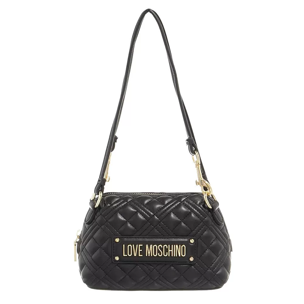 Borsa Small a Spalla LOVE MOSCHINO linea Logo Lettering colore Nero