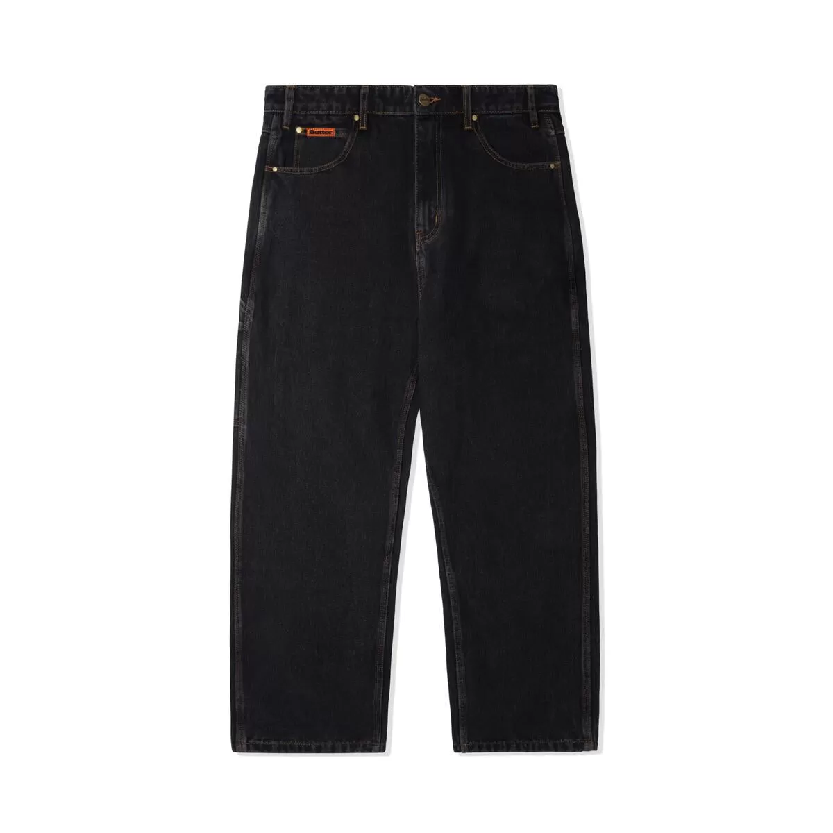 Butter Goods Relaxed Denim Jeans Washed Black