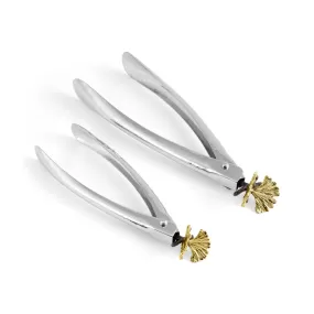 Butterfly Ginkgo Lock Spring Tongs