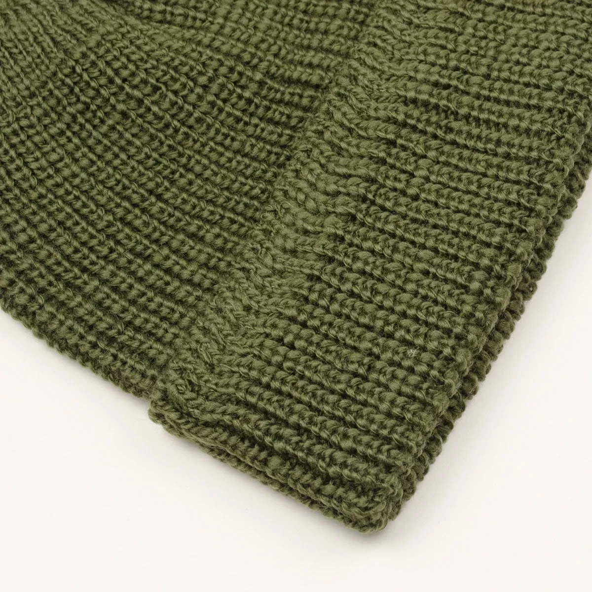 cableami - Wool Beanie - Olive