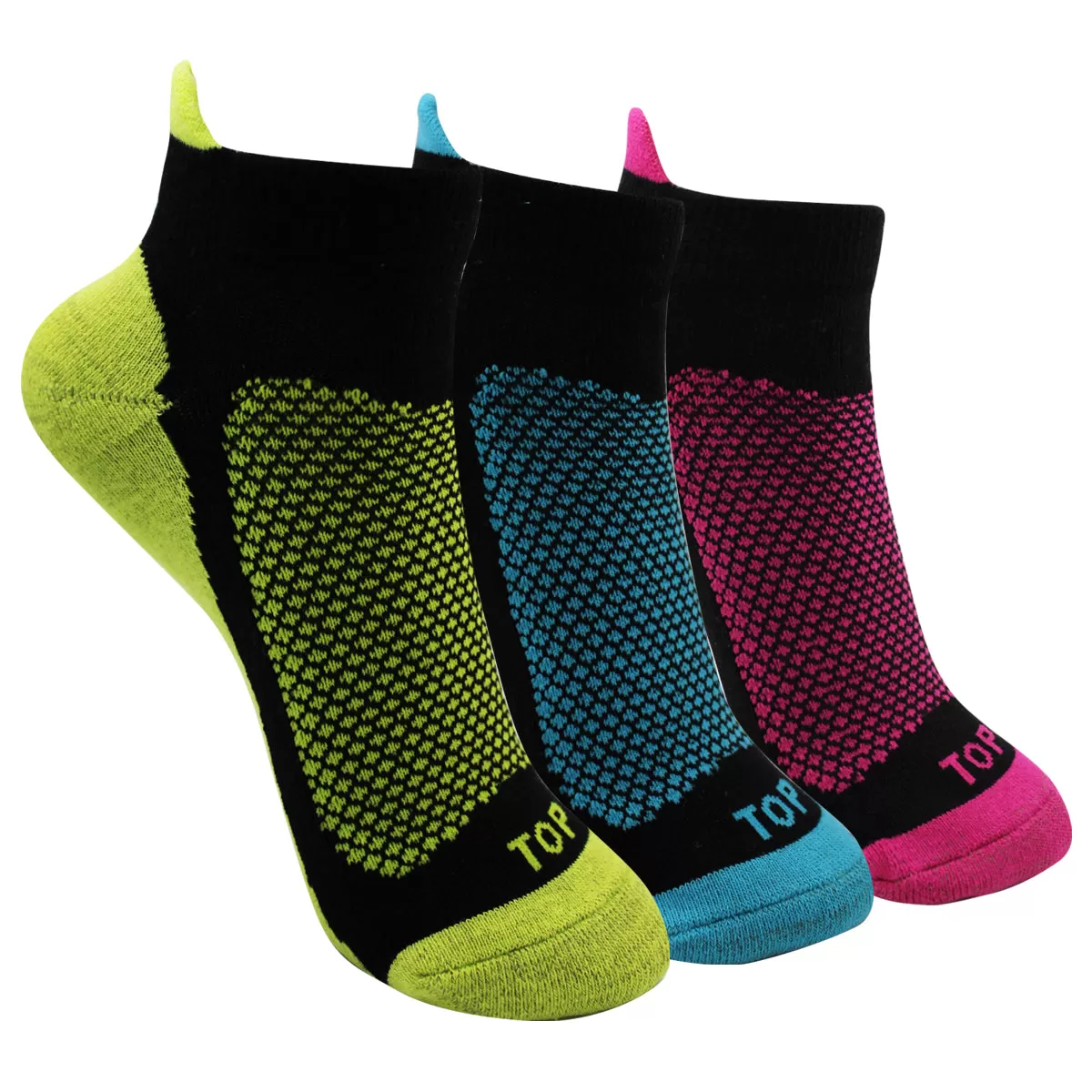 Calcetines Deportivos Tobilleros Cobre Mujer Pack 3 C3