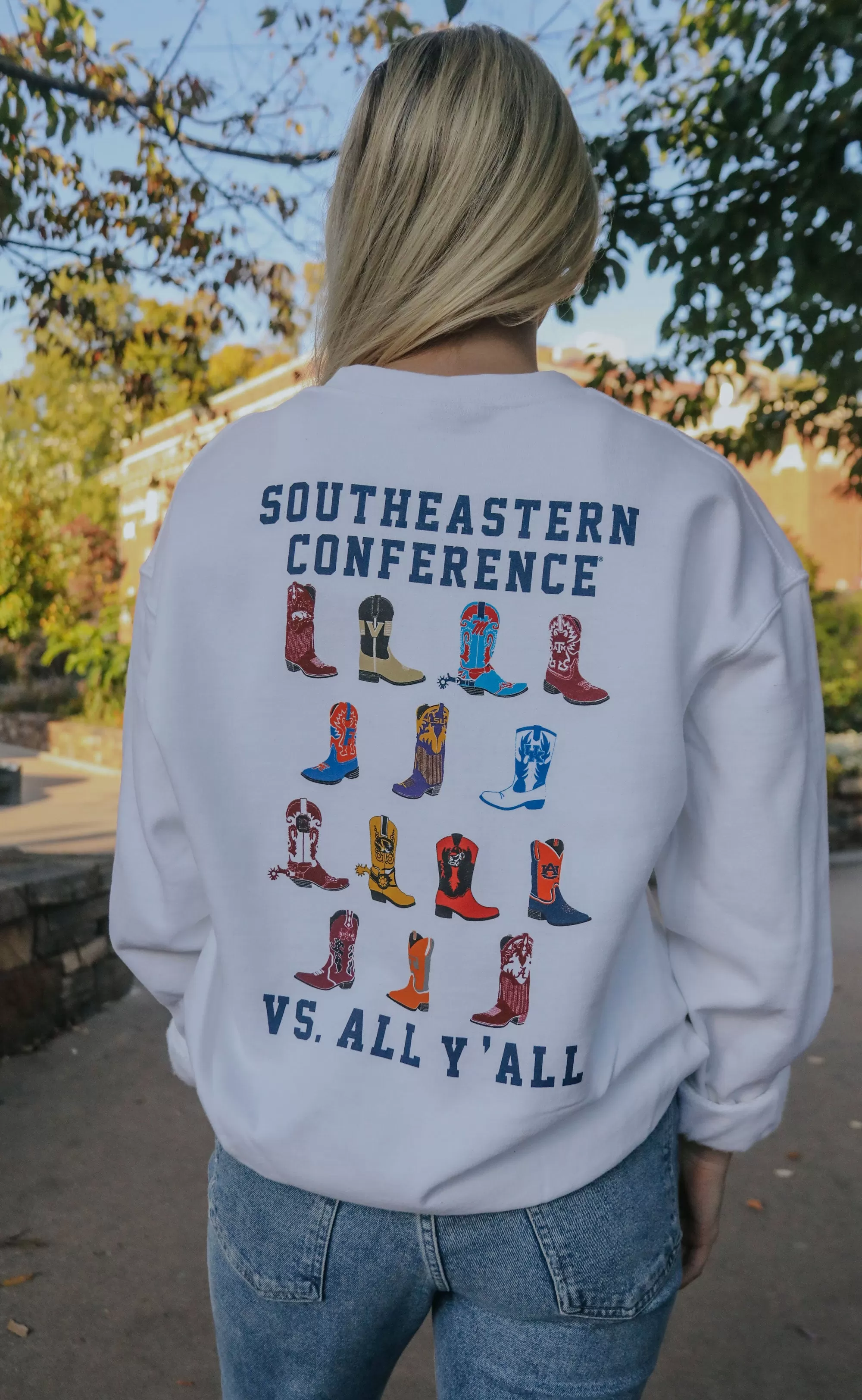 charlie southern: sec boot sweatshirt