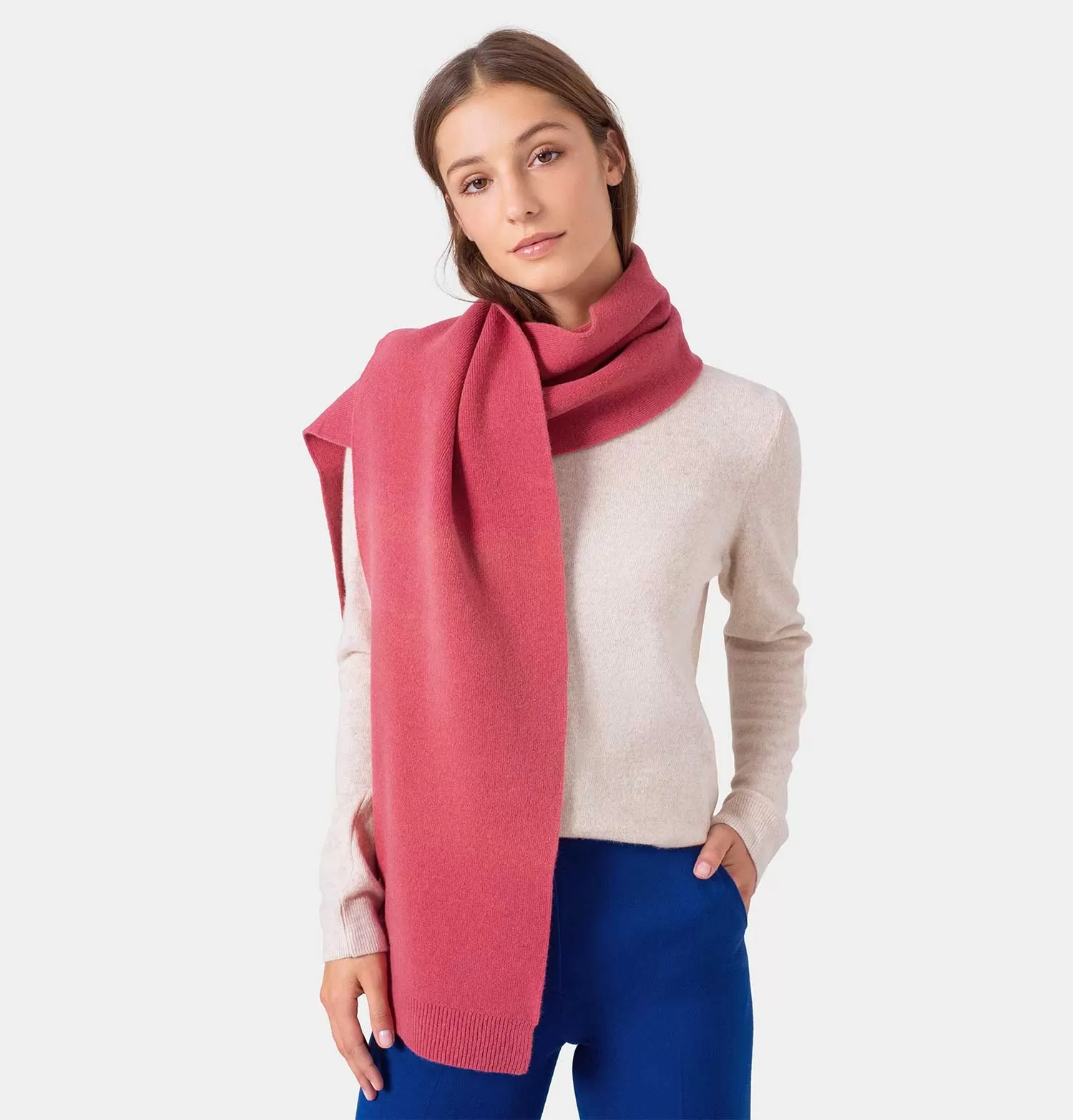 Colorful Standard Merino Wool Scarf – Bubblegum Pink