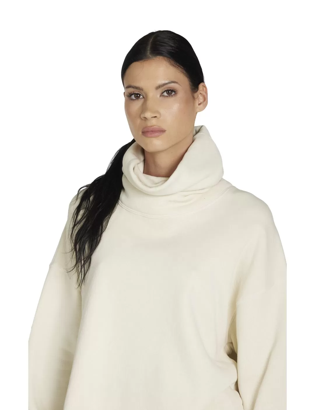 Corey Crop Cowl Neck