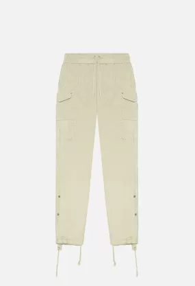 Cotton Poplin Frame Cargo Pants / Desert