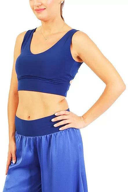 Crop Top with Cutout Twist Back