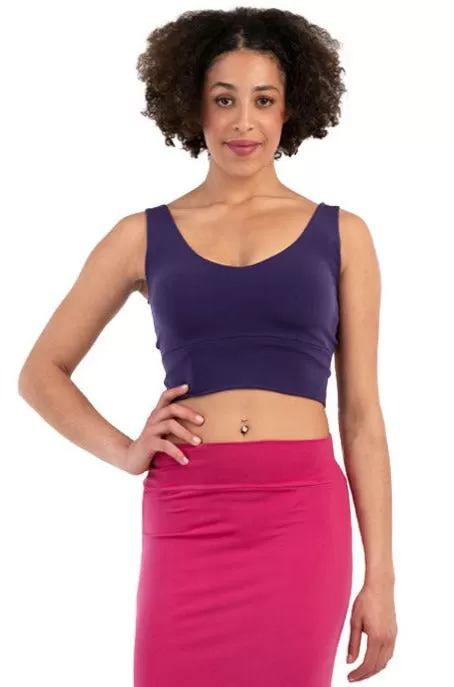 Crop Top with Cutout Twist Back