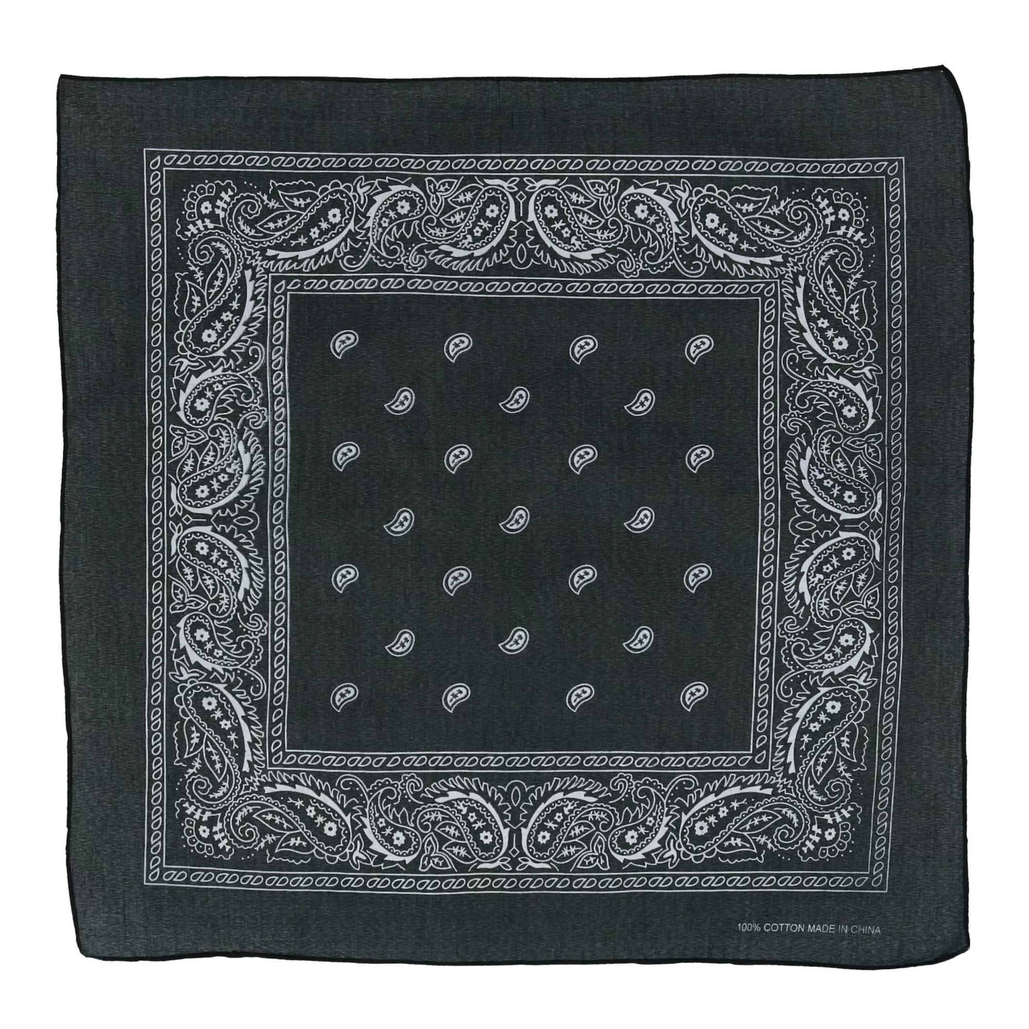 CTM® Cotton Paisley Print Bandana