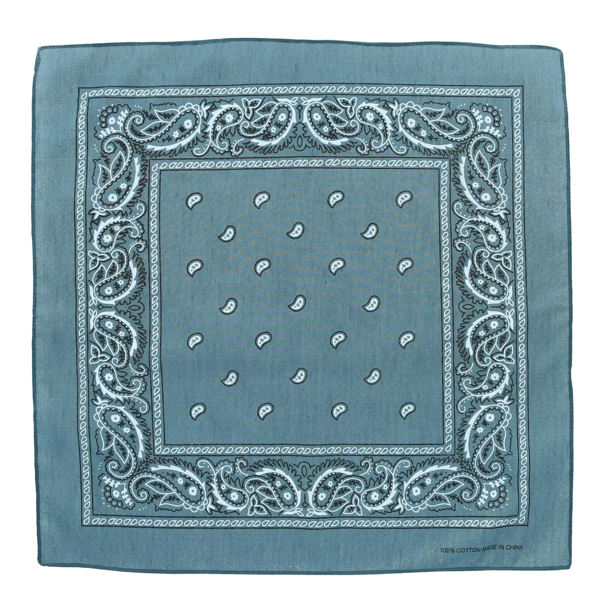 CTM® Cotton Paisley Print Bandana