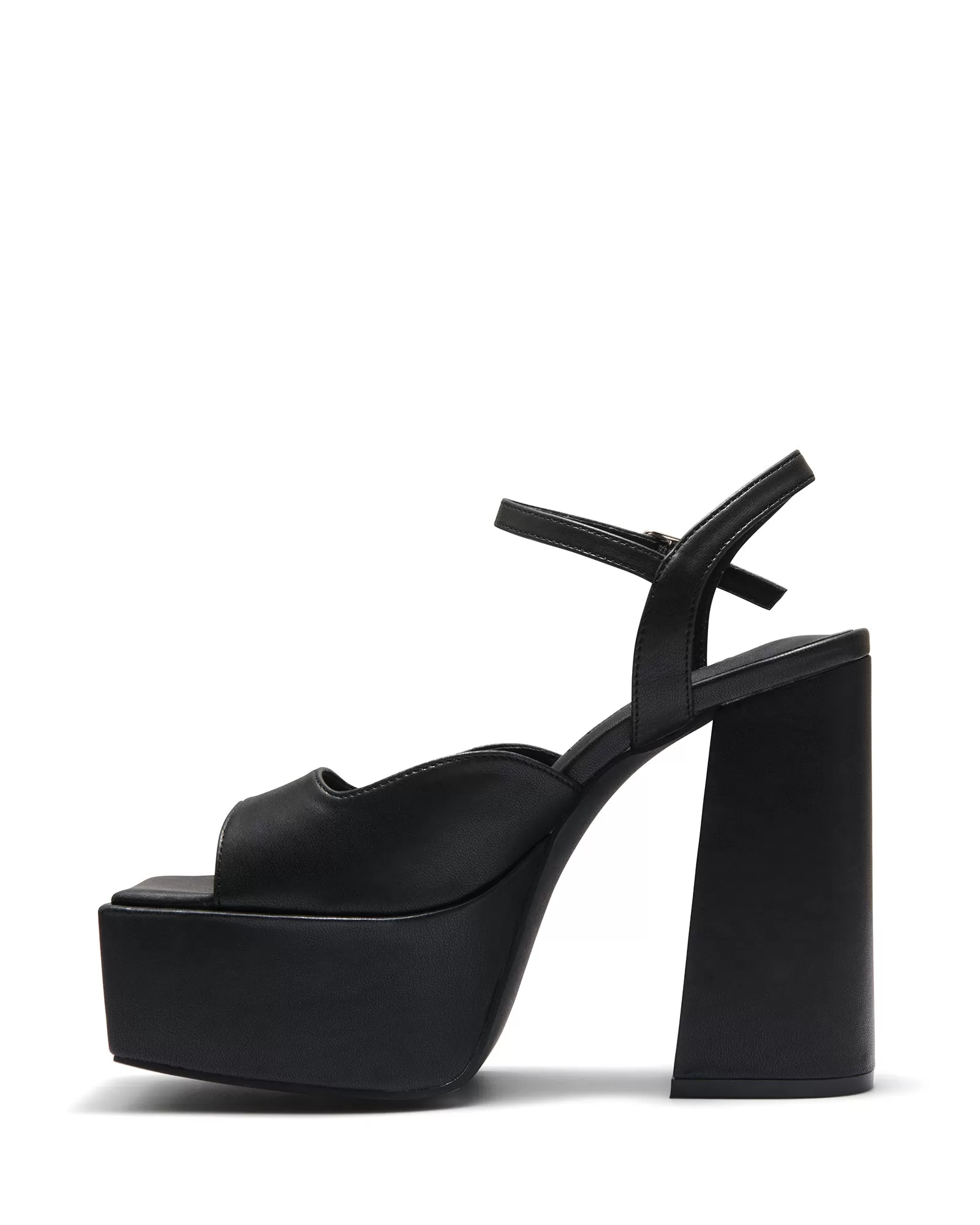 Dom Platform Heel Black