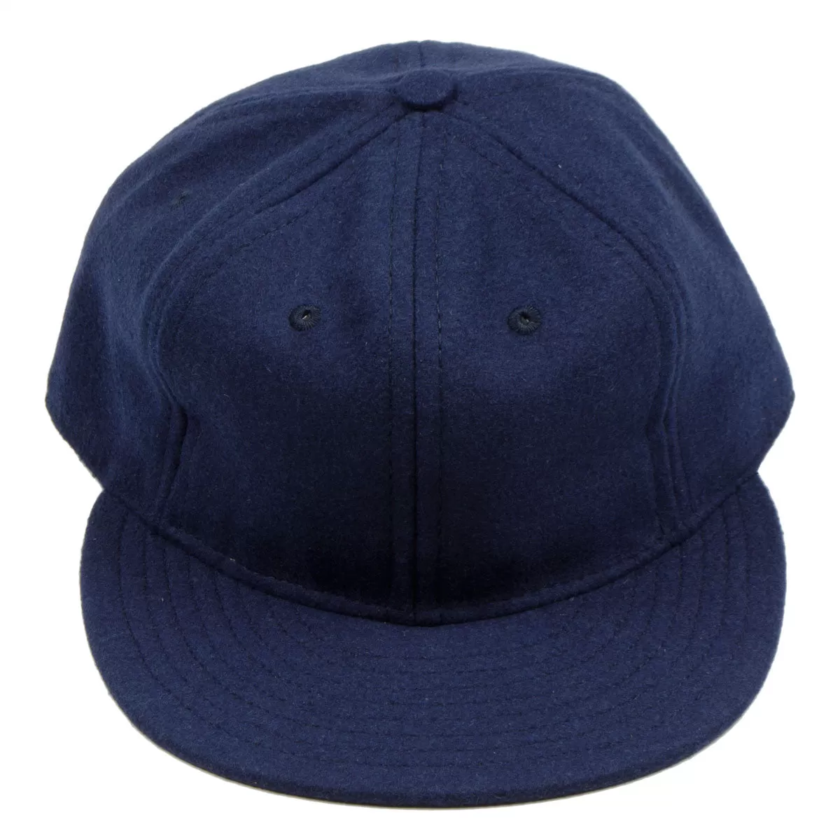 Ebbets - Basic Wool Flannel Adjustable Cap - Navy