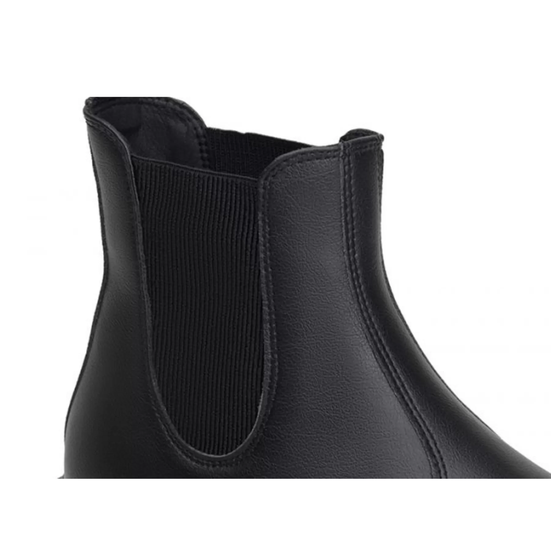 'Everyday Chelsea' unisex vegan chelsea boot with chunky sole by Ahimsa - black