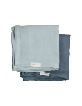 FABELAB - MUSLIN CLOTH - 2 PACK - SEA