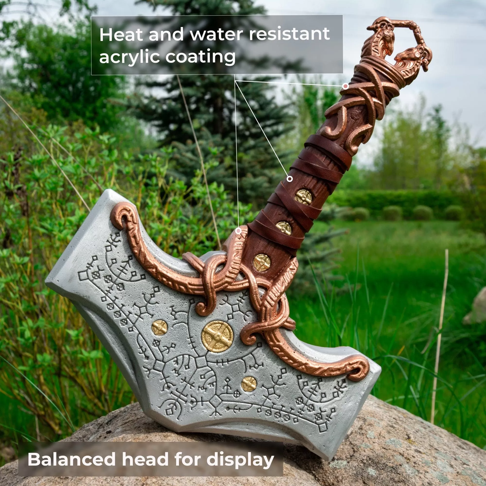 God of War Ragnarok Mjolnir - Bronze