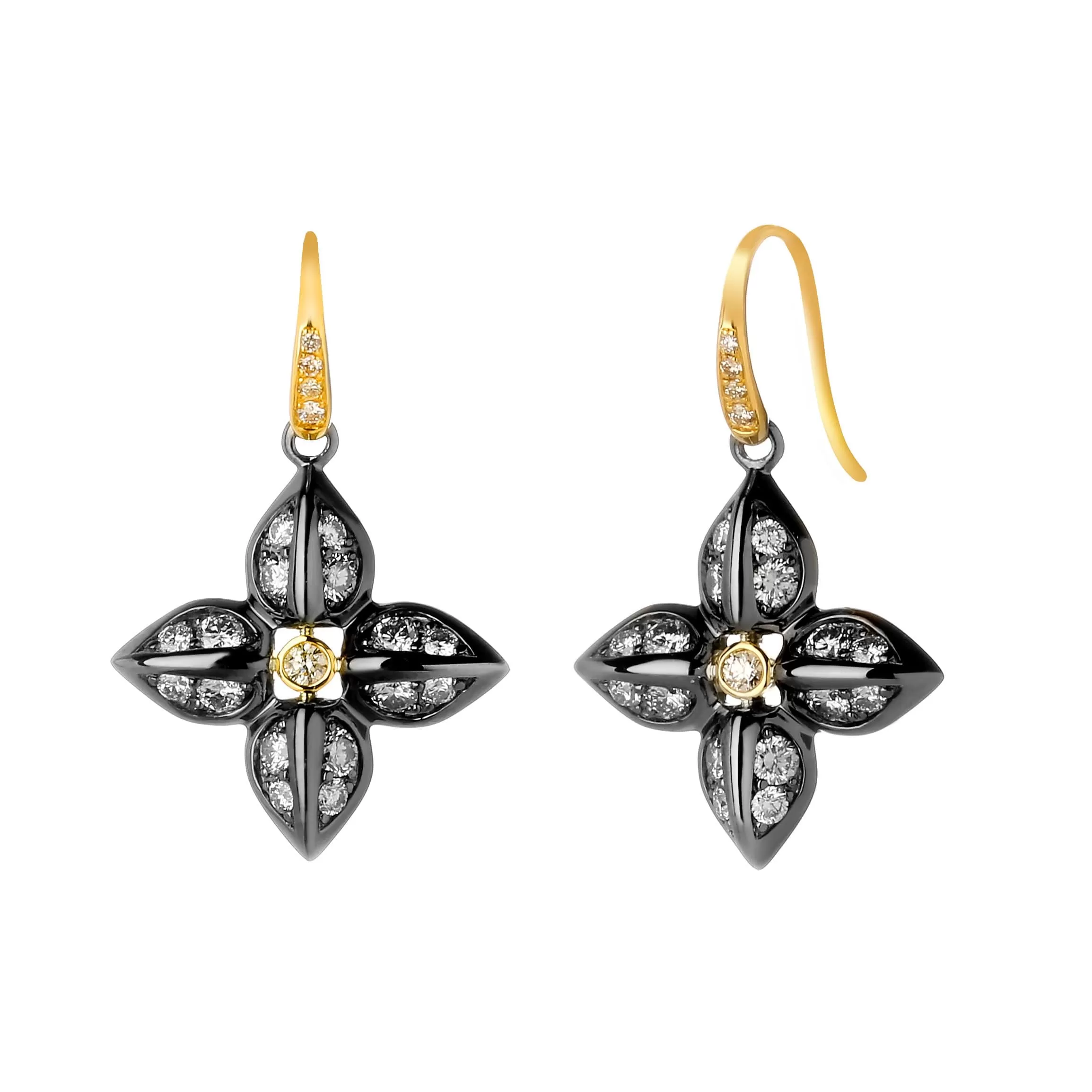 Jardin Flower Diamond Earrings