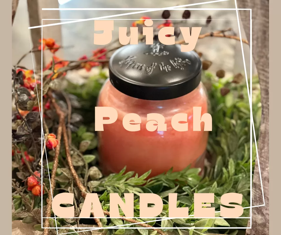 Juicy Peach Papa Jar Candle