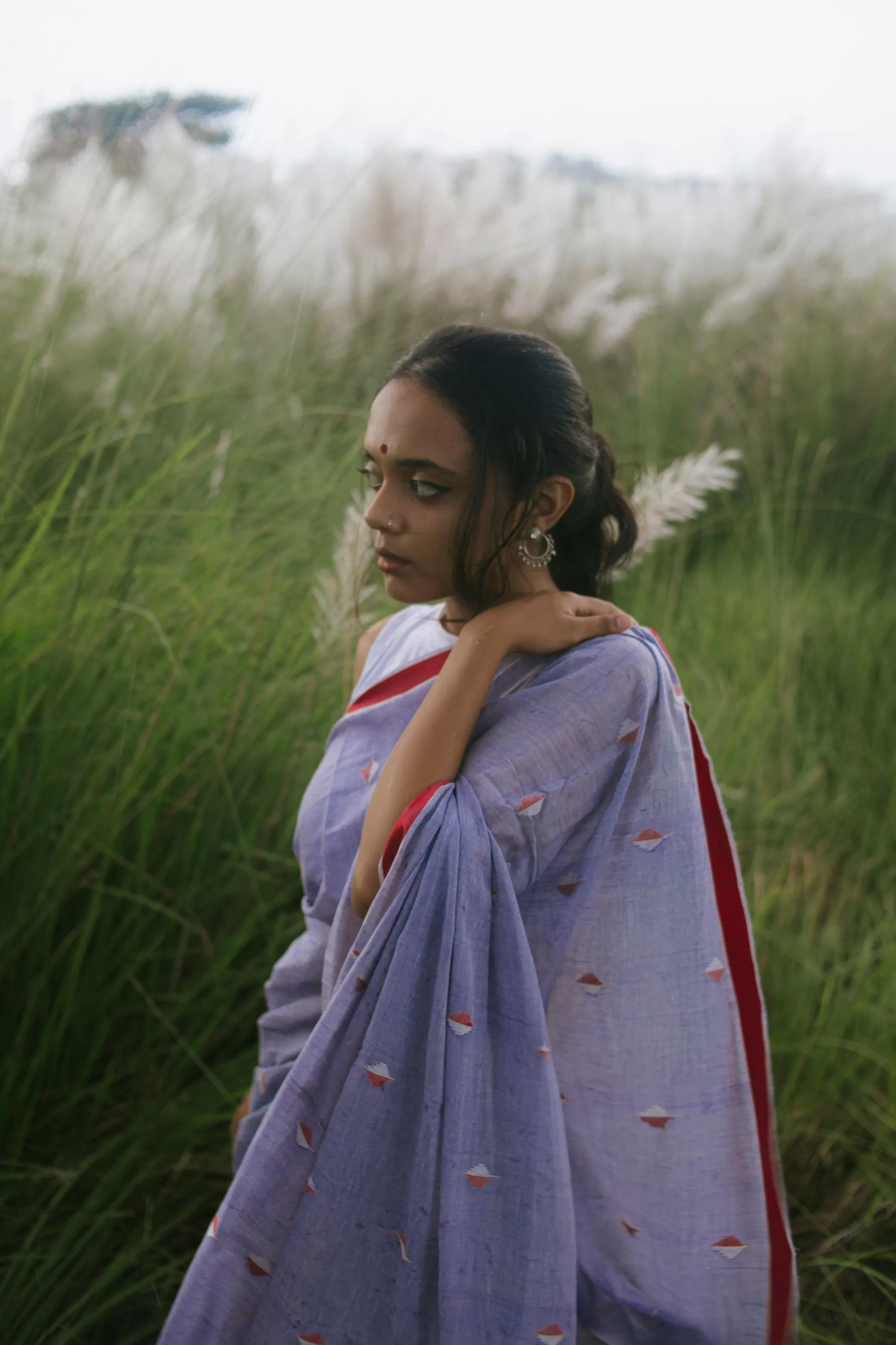 Kaisori Neelambari  Jamdani saree