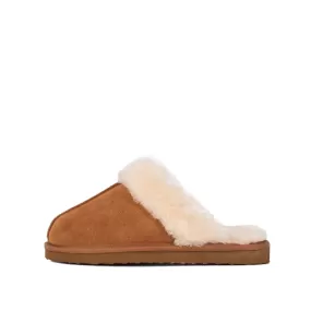 LADIES SUZIE TAN SHEEPSKIN MULE