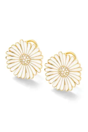 Large Daisy Earrings - In Stock