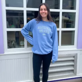 Lavender Blue Mackinac Island Bike Crewneck