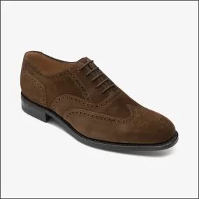 Loake 302 Classic Brown Suede Brogue Oxford Size 9.5 & 10 Only*