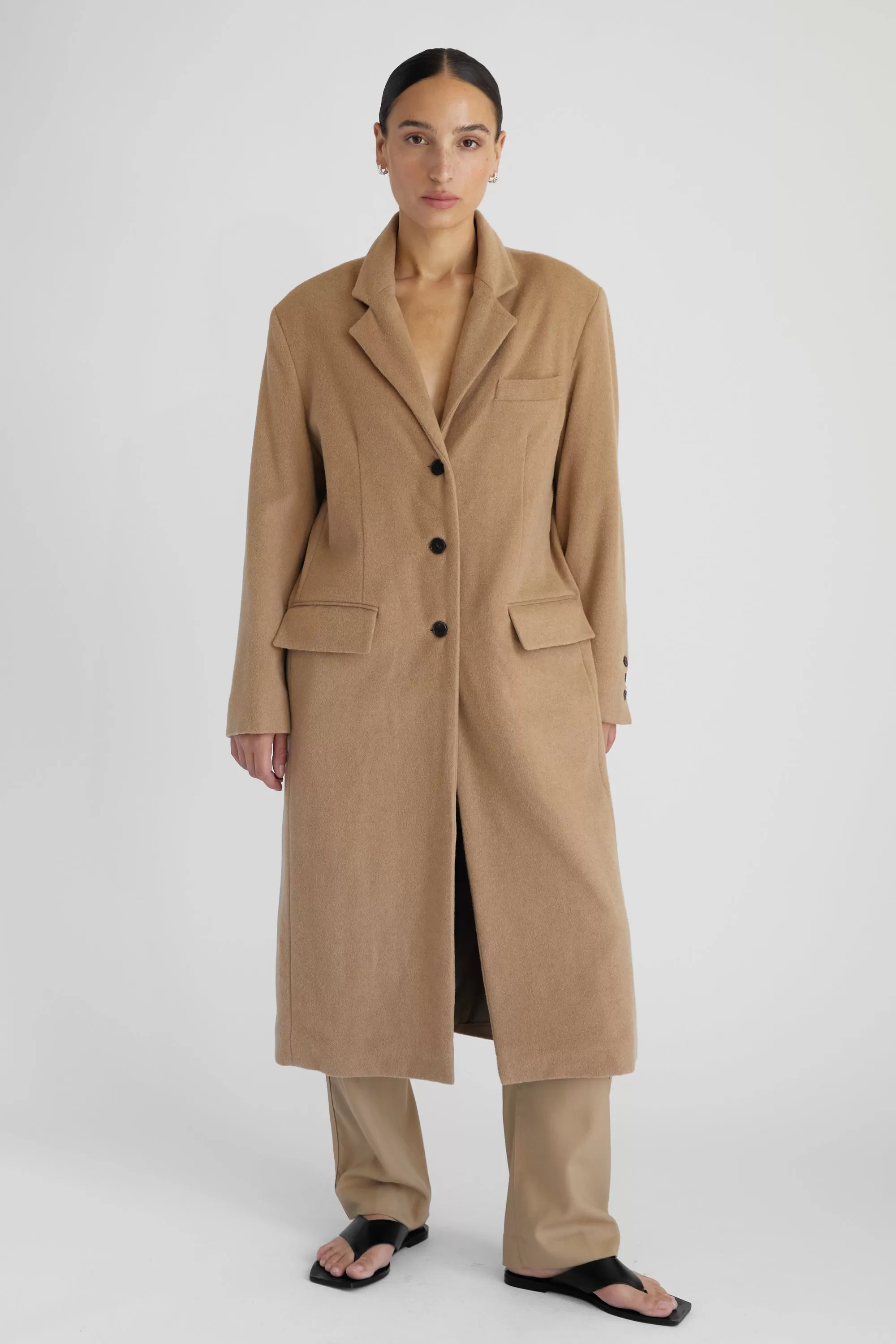 Long Wool Cashmere Coat