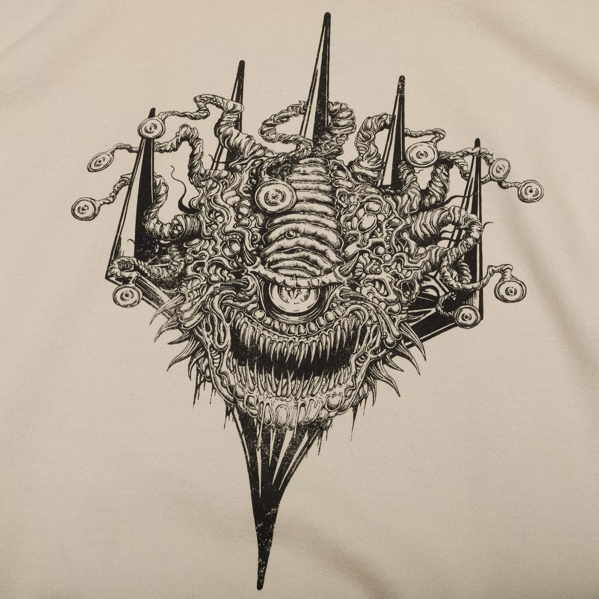 Magic: The Gathering x Dungeons & Dragons Beholder & Planeswalker Natural Hoodie