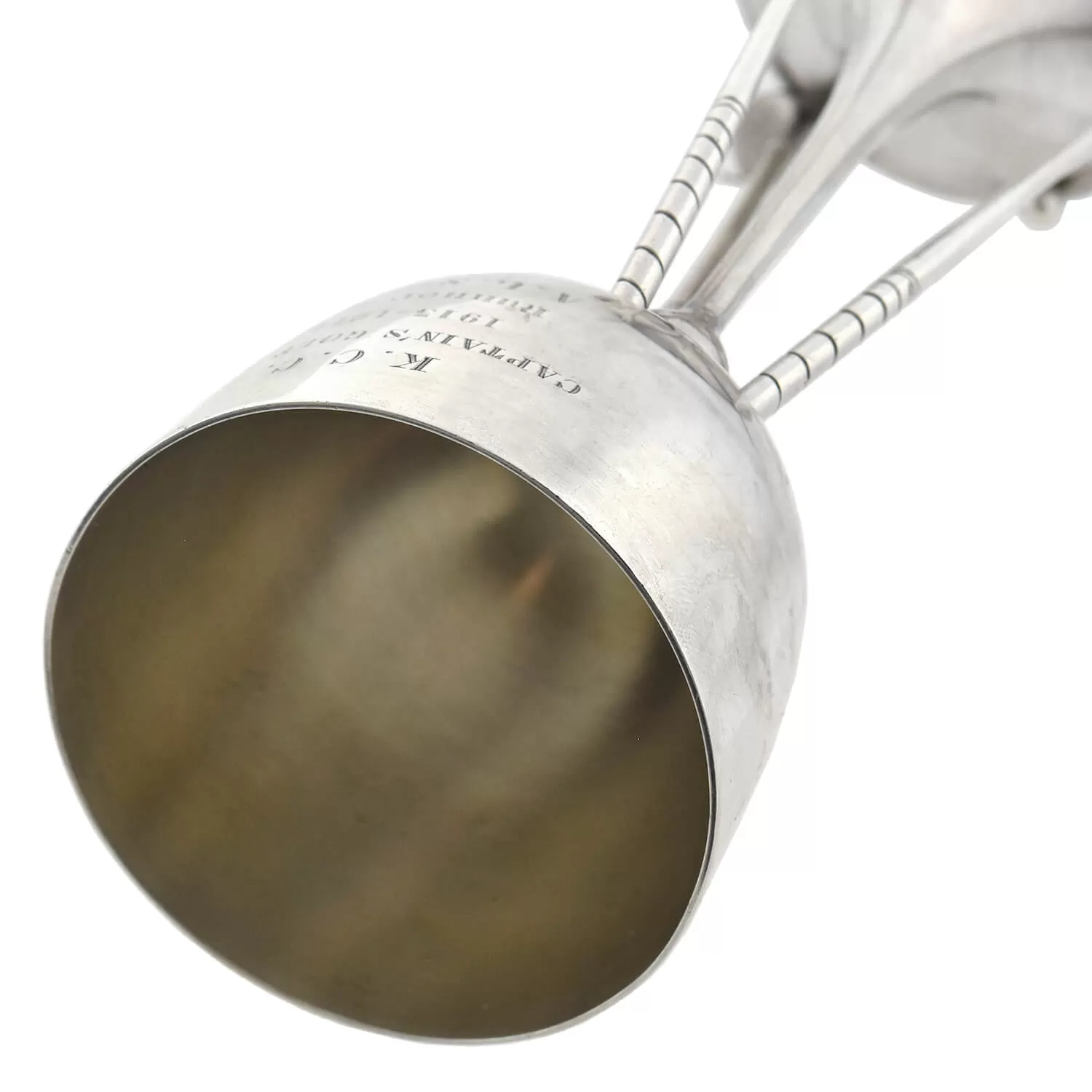 MAPPIN & WEBB Edwardian Sterling "Captain's Golf Cup" Runner Up Trophy